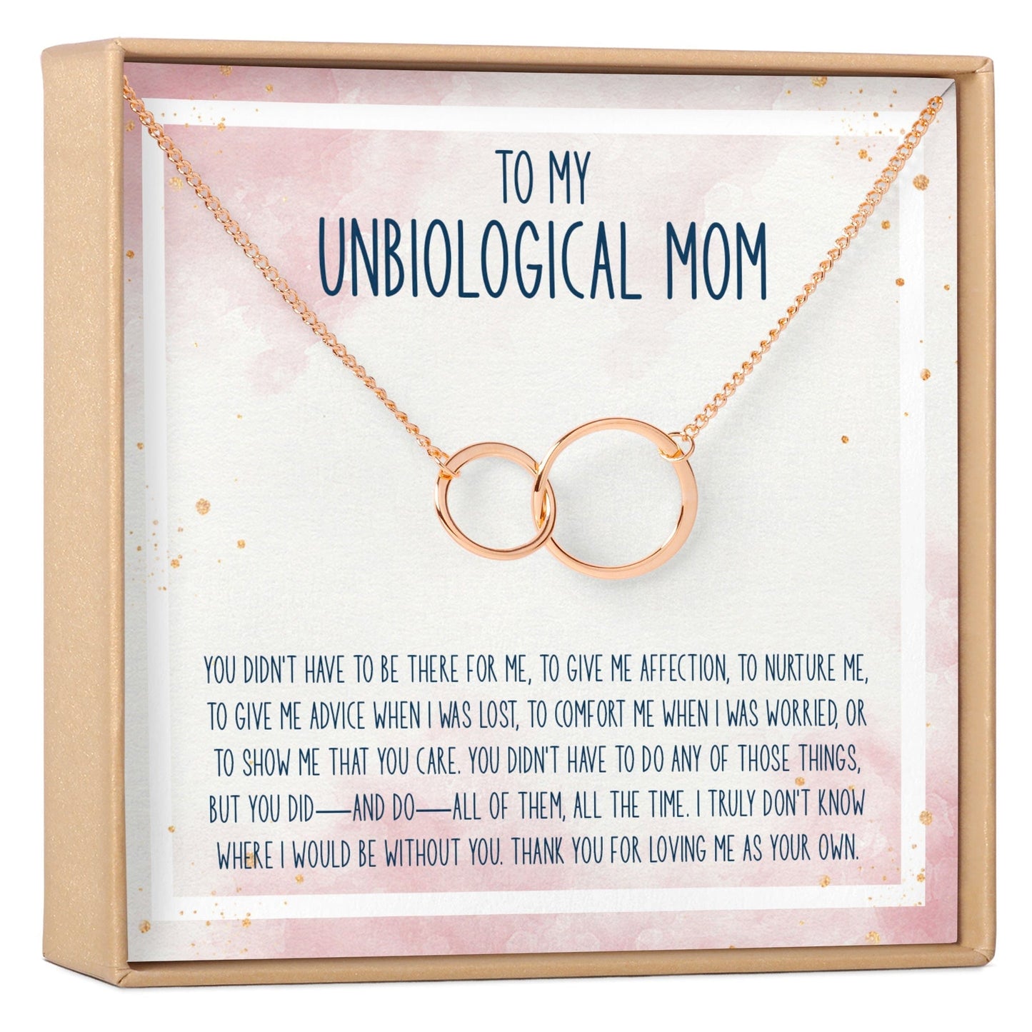 Unbiological Mom Necklace, Multiple Styles