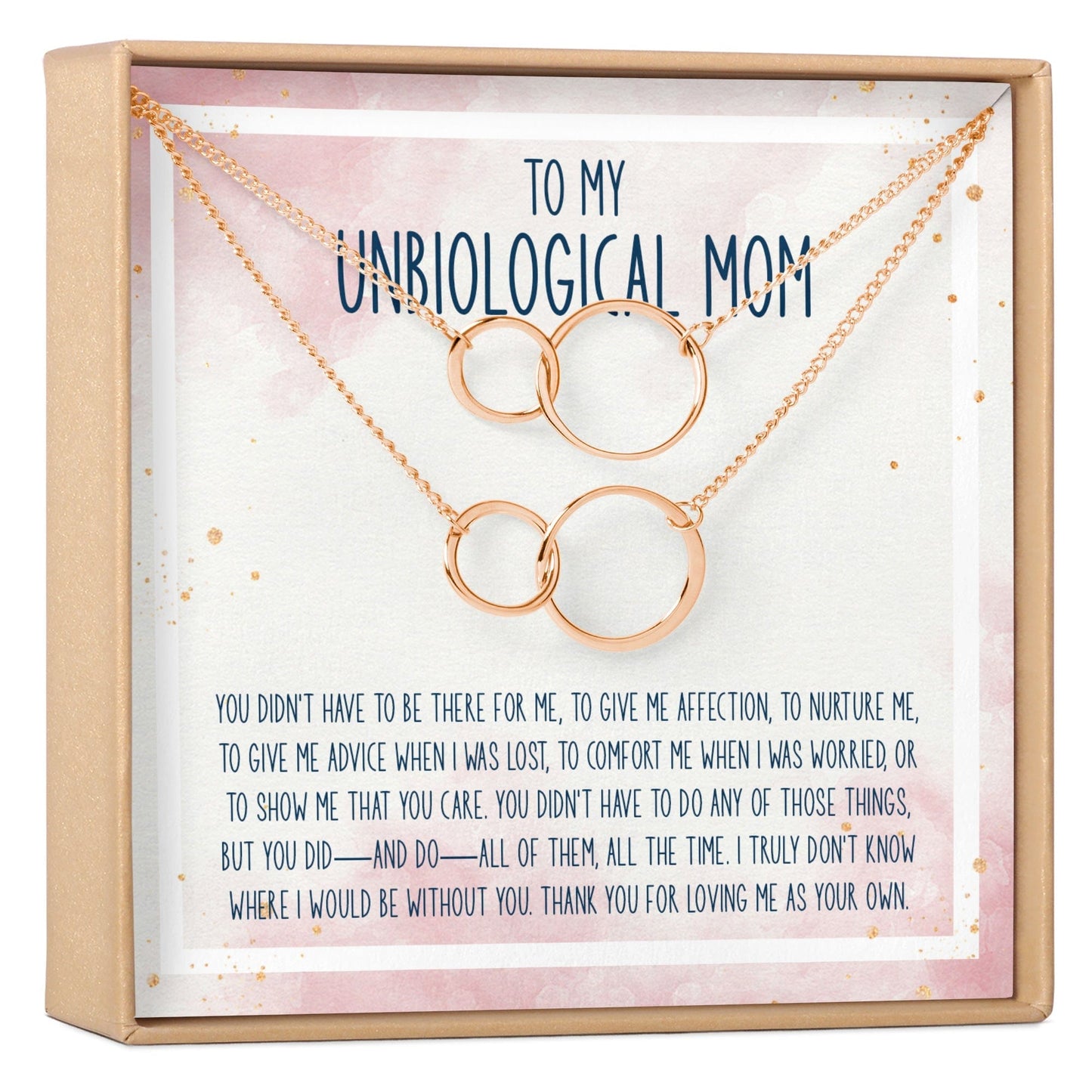 Unbiological Mom Necklace, Multiple Styles