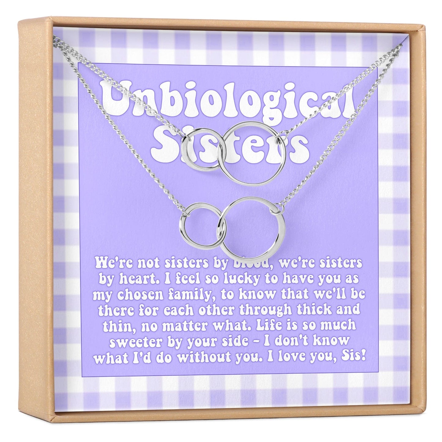 Unbiological Sisters Necklace, Multiple Styles
