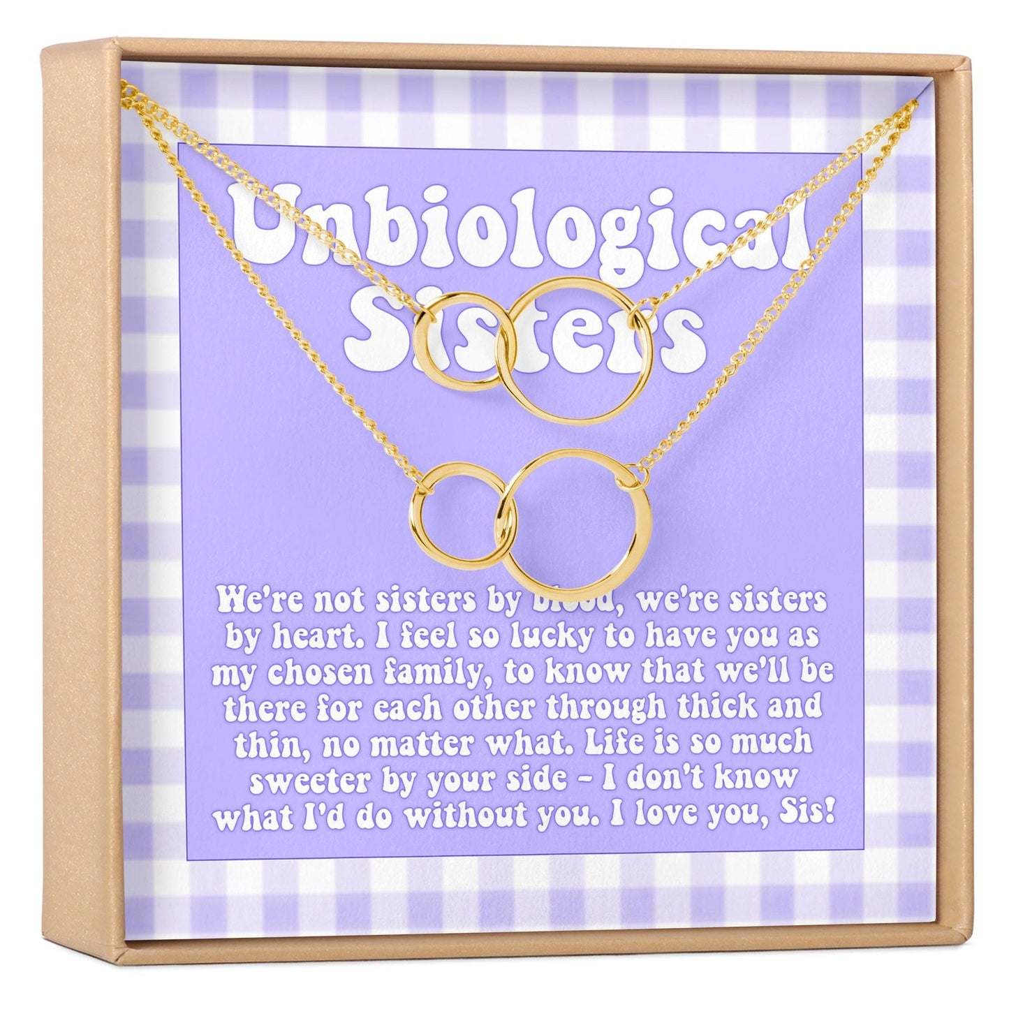 Unbiological Sisters Necklace, Multiple Styles