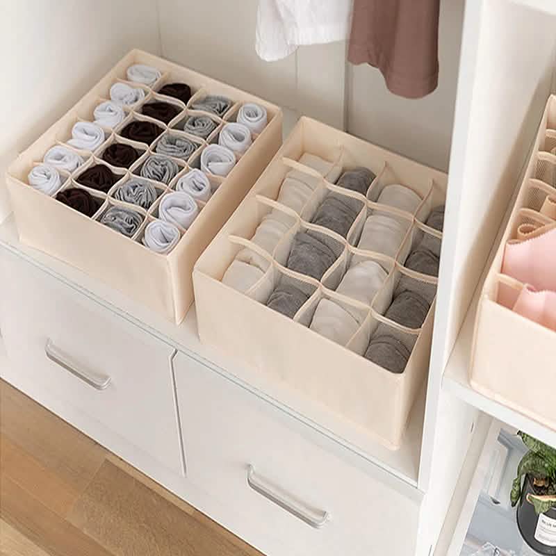 Boîte de rangement pour soutiens-gorge, chaussettes et sous-vêtements