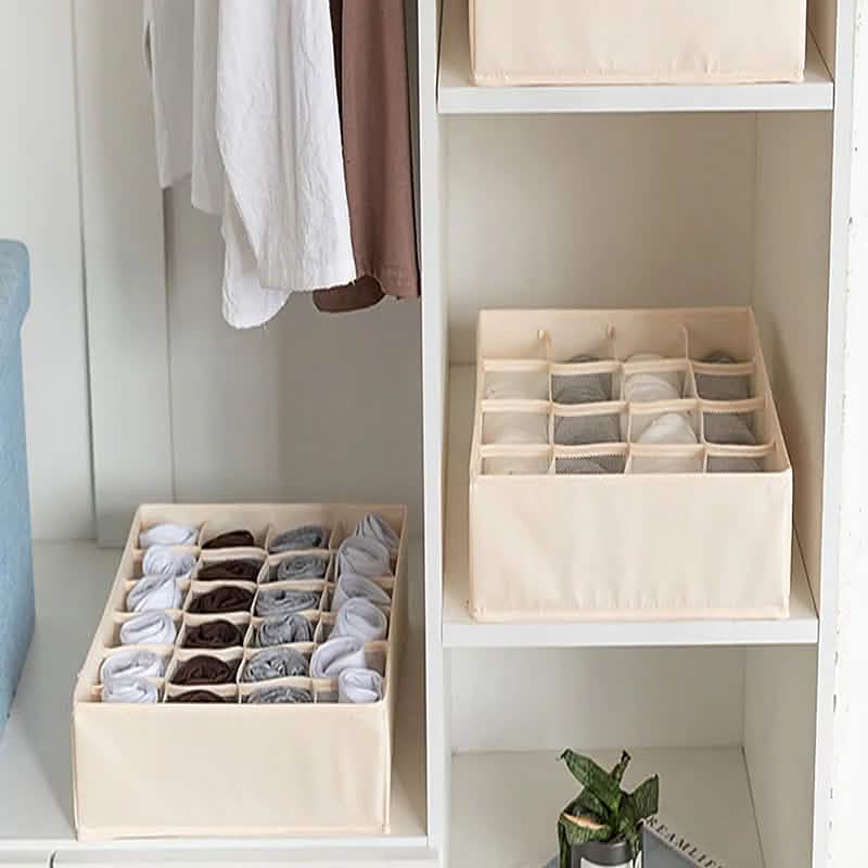 Boîte de rangement pour soutiens-gorge, chaussettes et sous-vêtements