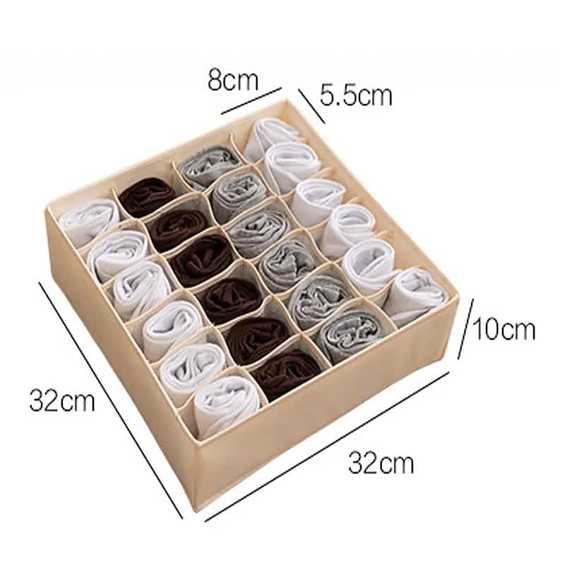 Boîte de rangement pour soutiens-gorge, chaussettes et sous-vêtements