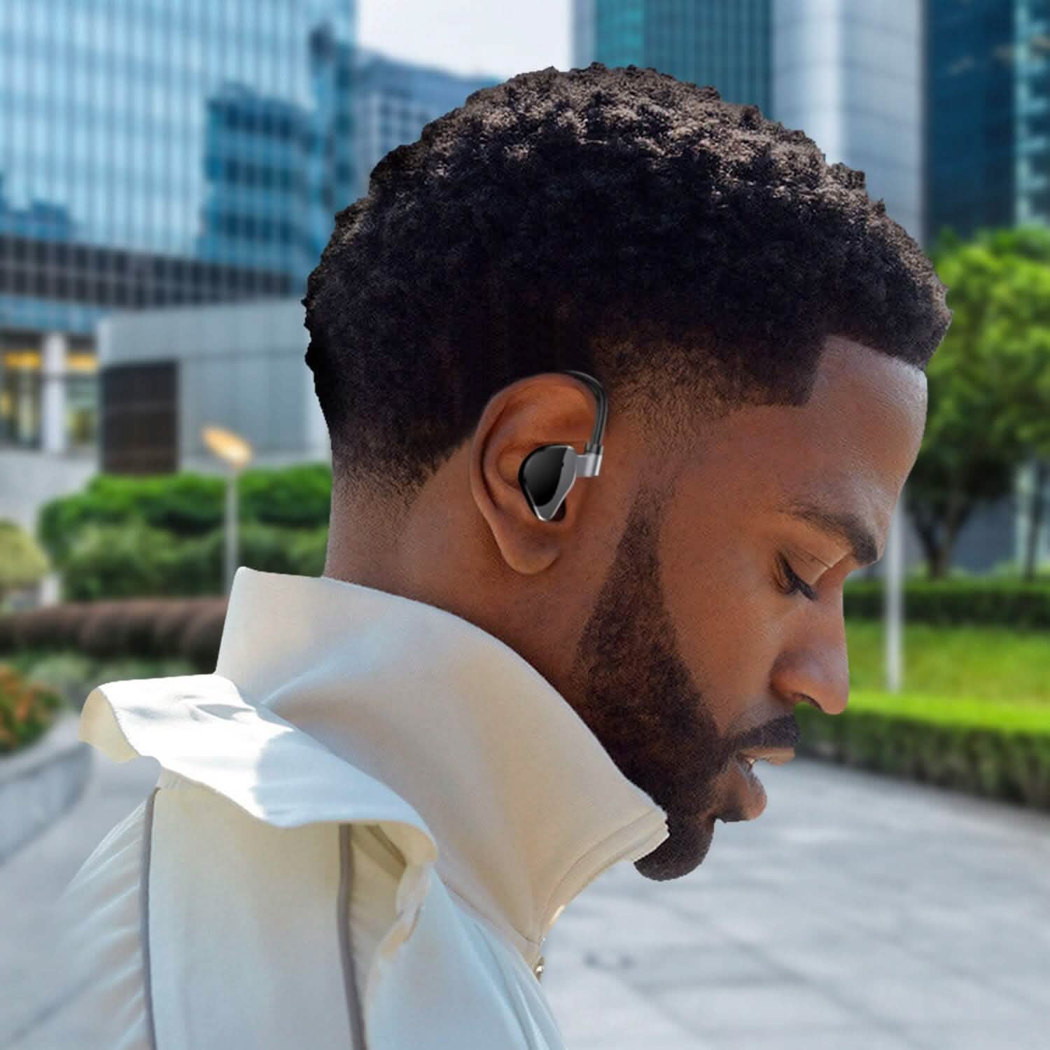 Unilateral Wireless Earpiece
