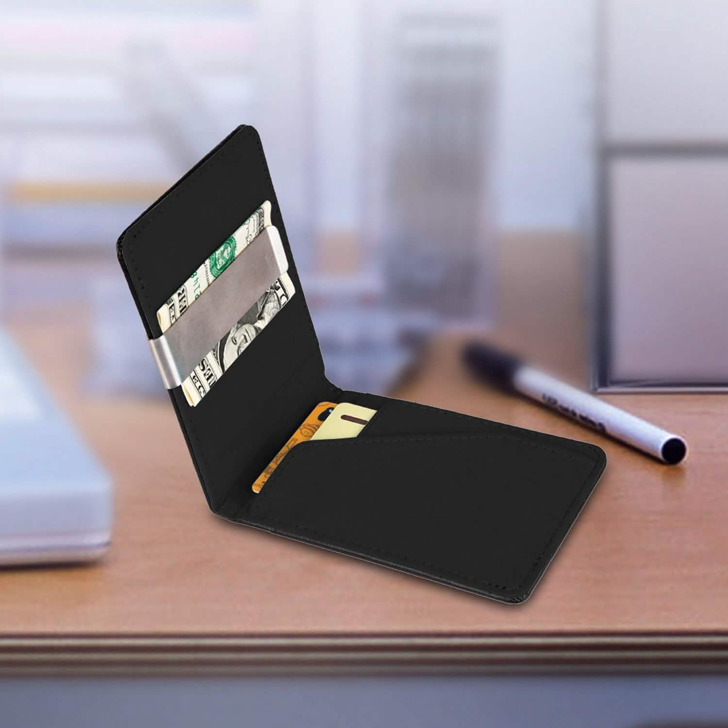 Unisex PU Leather Wallet RFID Blocking