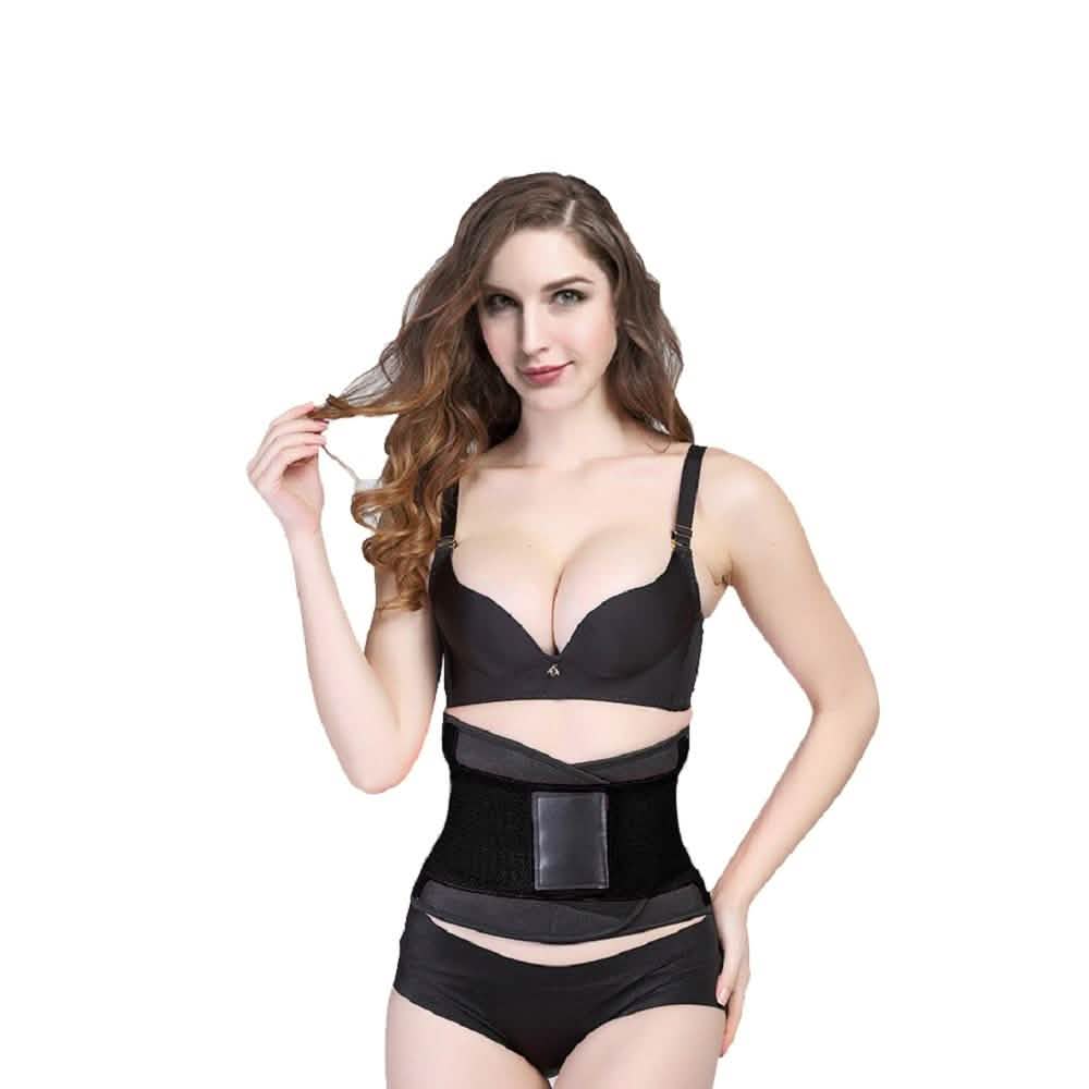 ユニセックス シェイピングダブルコンプレッションウエストベルト