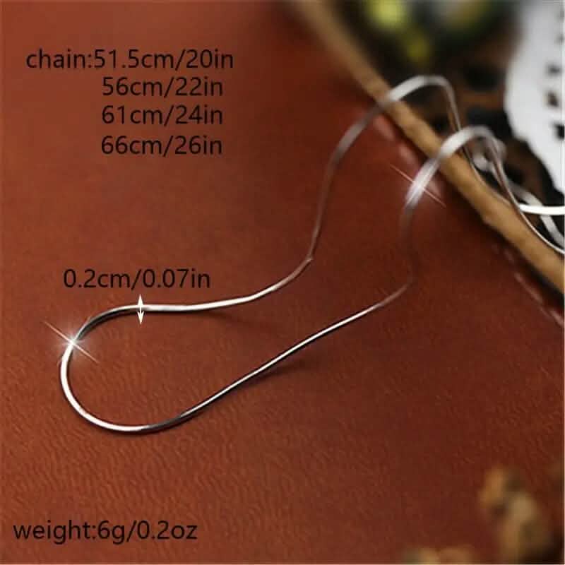 Unisex Snake Chain Necklace