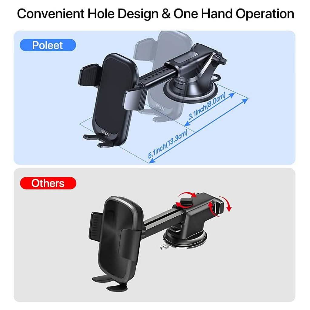 Support de téléphone de voiture universel 3 en 1