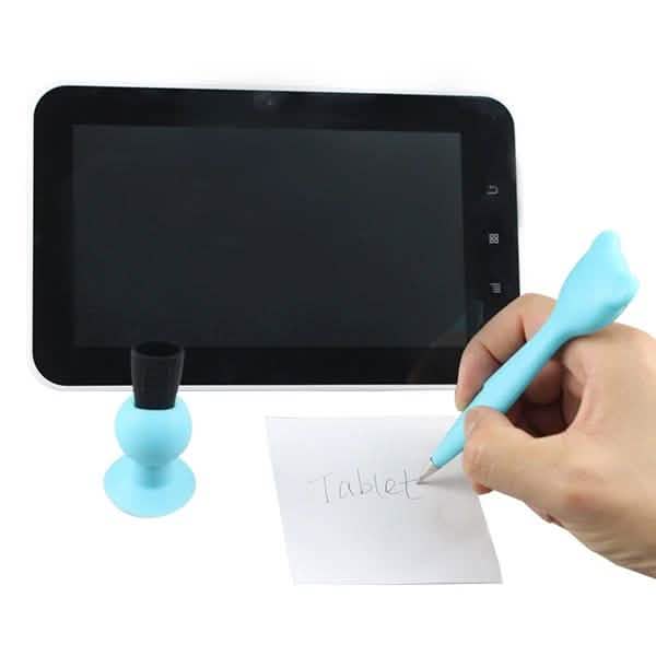 ユニバーサルスタイラス タッチスクリーンペン 静電容量式タブレット用 - ブルー