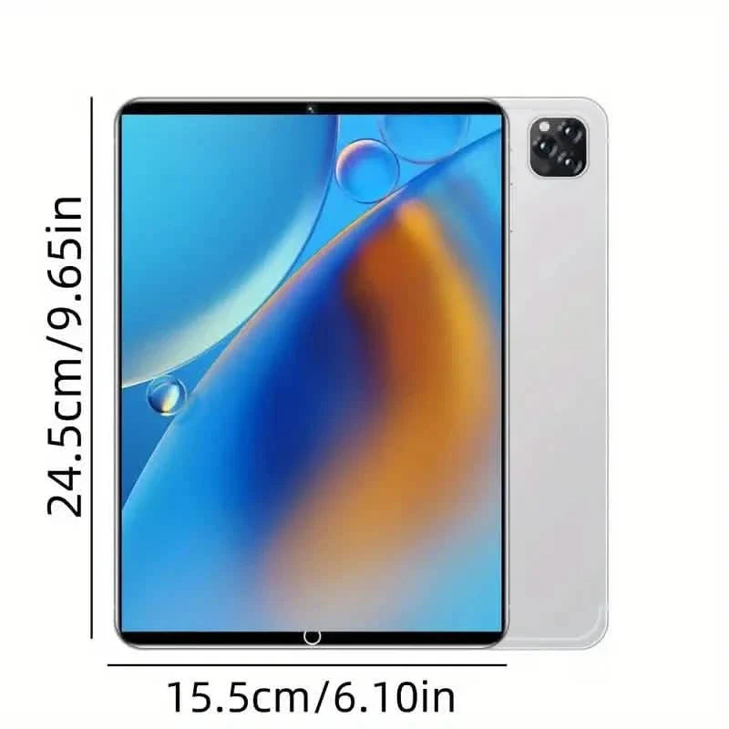 アンロック済みAndroid 13 10.1インチスマートタブレット - 256GB RAM、HD前後カメラほか