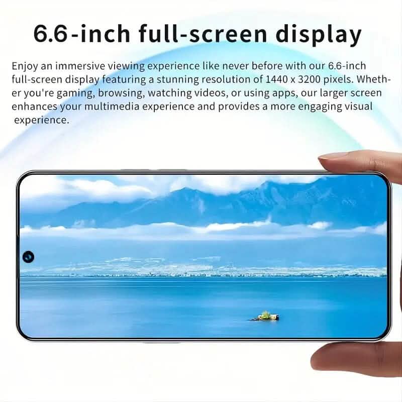 Unlocked Smartphone 4GB 64GB Large 6.6 inch HD Display Dual SIM 4G LTE