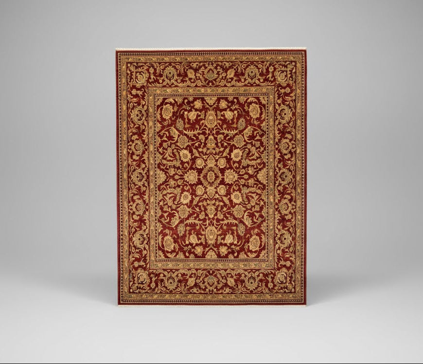 Sultanabad 100% wool Hand Made Rug, 7' 11" x 10' 4" (P)