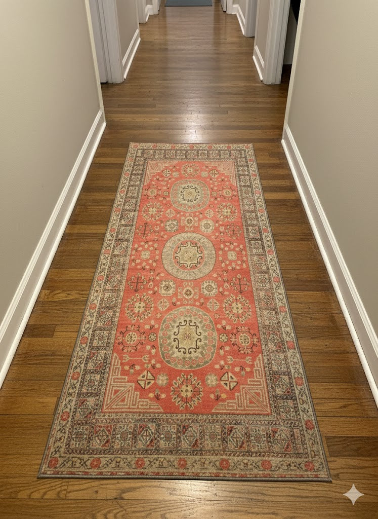 Antique Khotan Samarkand Rug, circa 1910's, 5' 10" x 11' 2"