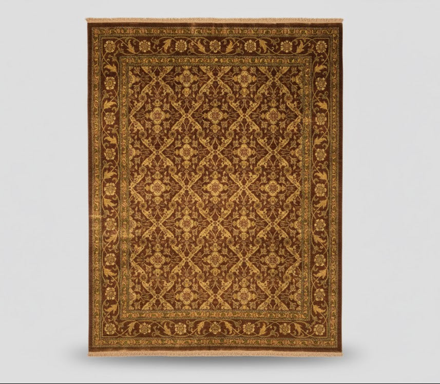 Sultanabad 100% wool Hand Made Rug, 7' 9" x 9' 8" (p)