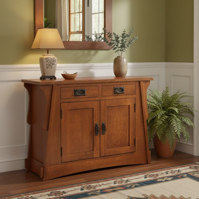 Mission Crofter Style Entry Cabinet