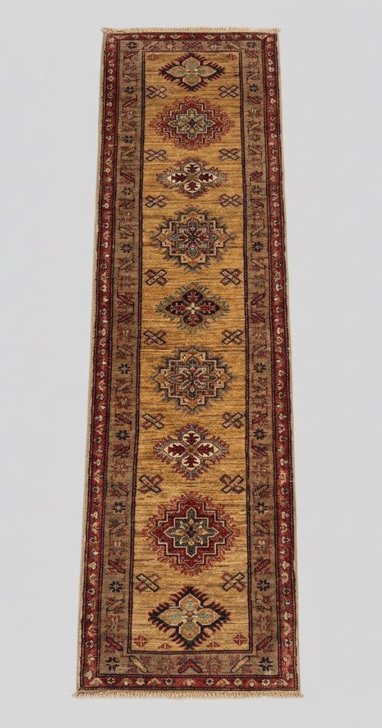 Hand-Knotted Sultanabad 100% Wool Rug Runner, 2' 1" x 7' 7"