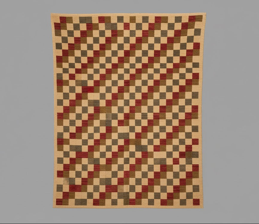 Hand-Knotted Sultanabad Vegetable-Dyed Wool Rug, 8' 10" x 9' 3"  (K)