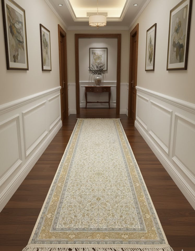 Persian-Inspired. Modern Defined. Turkish Made Rug, size 3' 3" x 13"