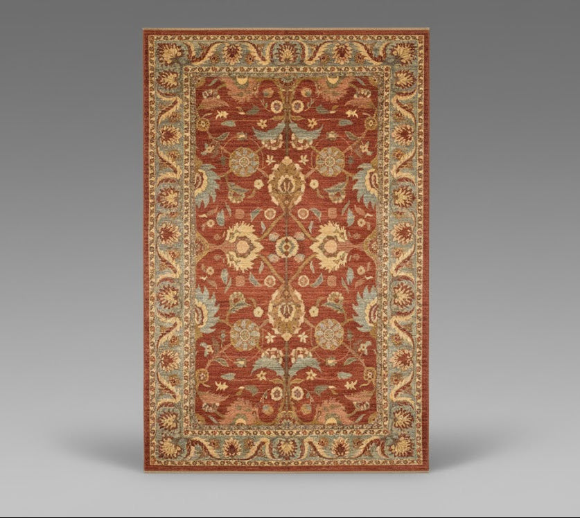 Hand-Knotted Sultanabad Vegetable-Dyed Wool Rug, 8' x 11' (K)