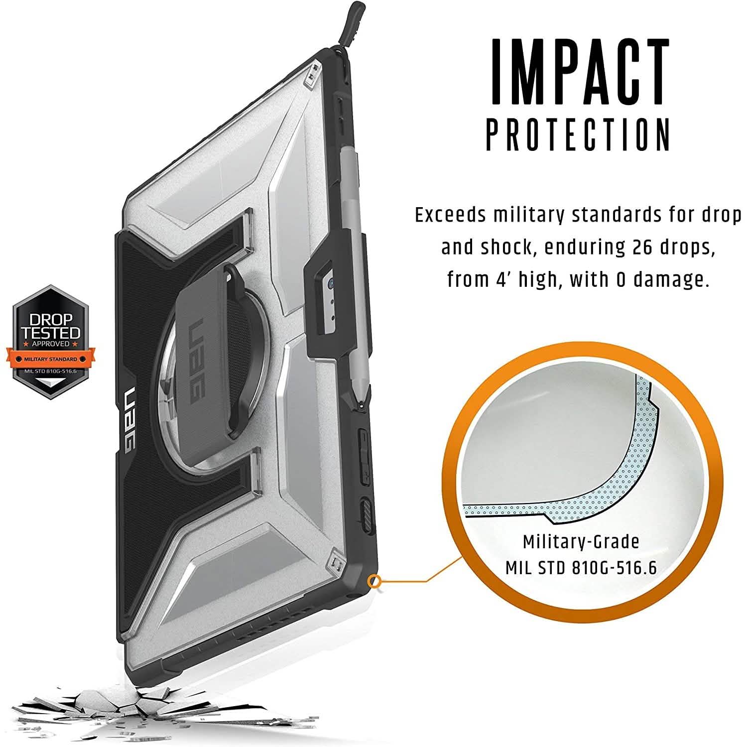 アーバンアーマーギア UAG ミリタリードロップテスト済み ケース Microsoft Surface Pro用