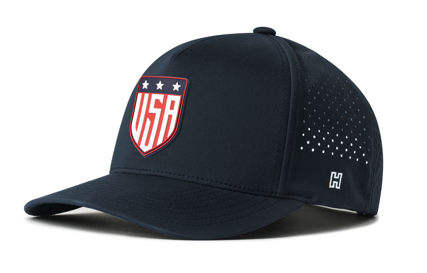 USA Shield Performance 5-Panel Hat  |   America Flexfit Hat Snapback
