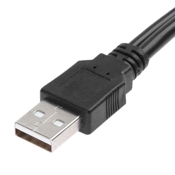 USB 2.0 to SATA変換アダプターケーブル 2.5/3.5インチSATA HDD対応