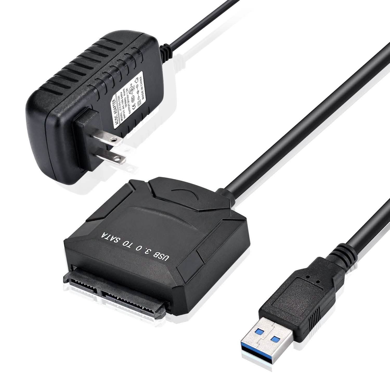USB 3.0 to SATA変換アダプター 2.5"/3.5" SATA HDD/SSD用