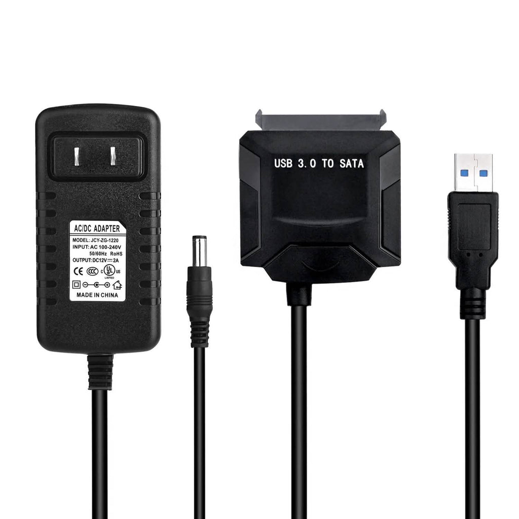 USB 3.0 to SATA変換アダプター 2.5"/3.5" SATA HDD/SSD用