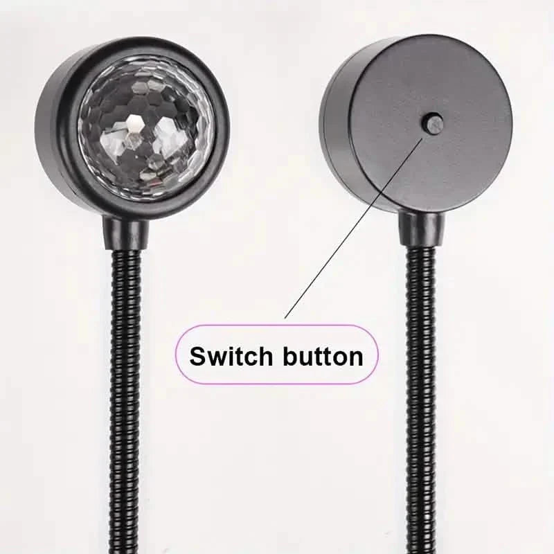 Lampe de projection USB avec effet de scène magique et rythme musical