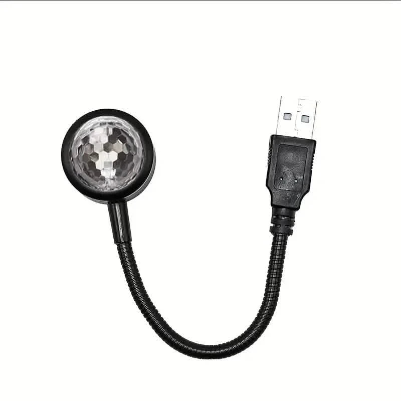 Lampe de projection USB avec effet de scène magique et rythme musical