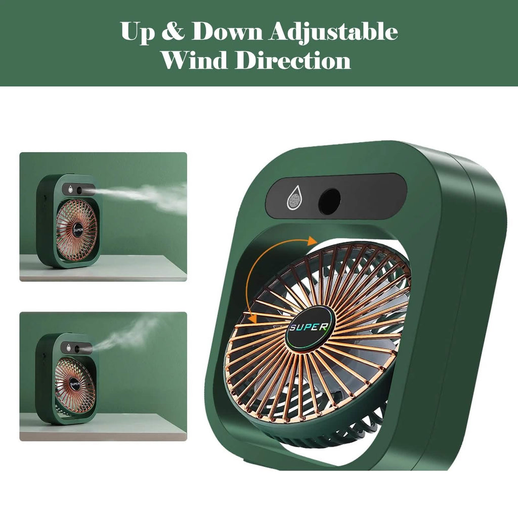 USB Rechargeable Desktop Spray Fan