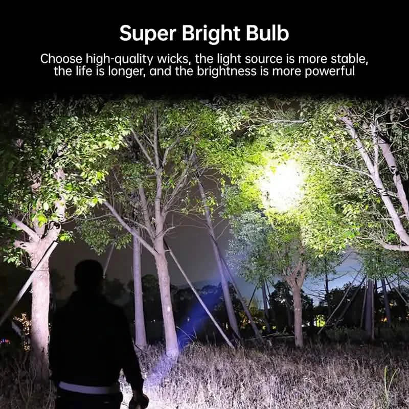 USB Rechargeable High Power LED Flashlight