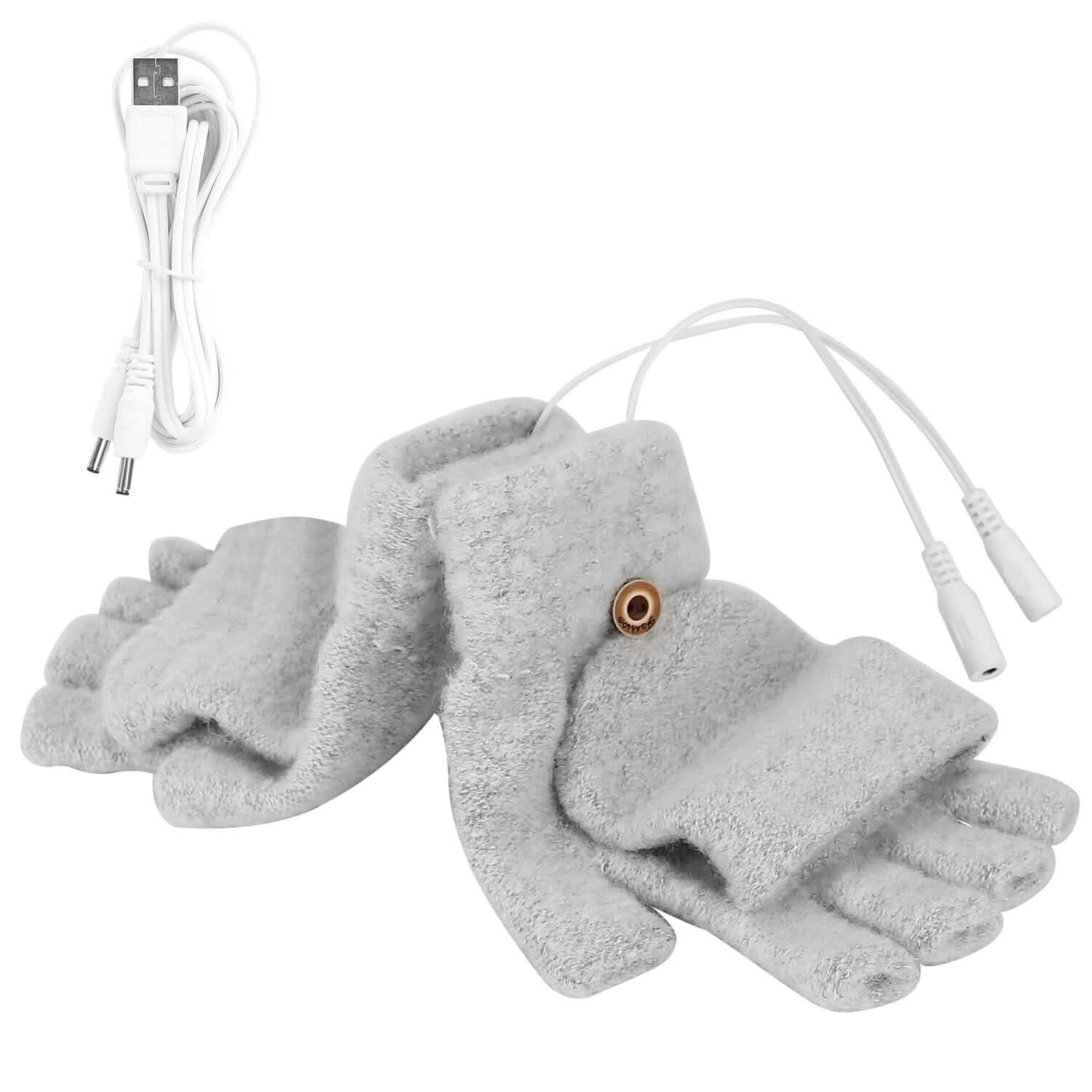 Mitaines chauffantes USB en laine