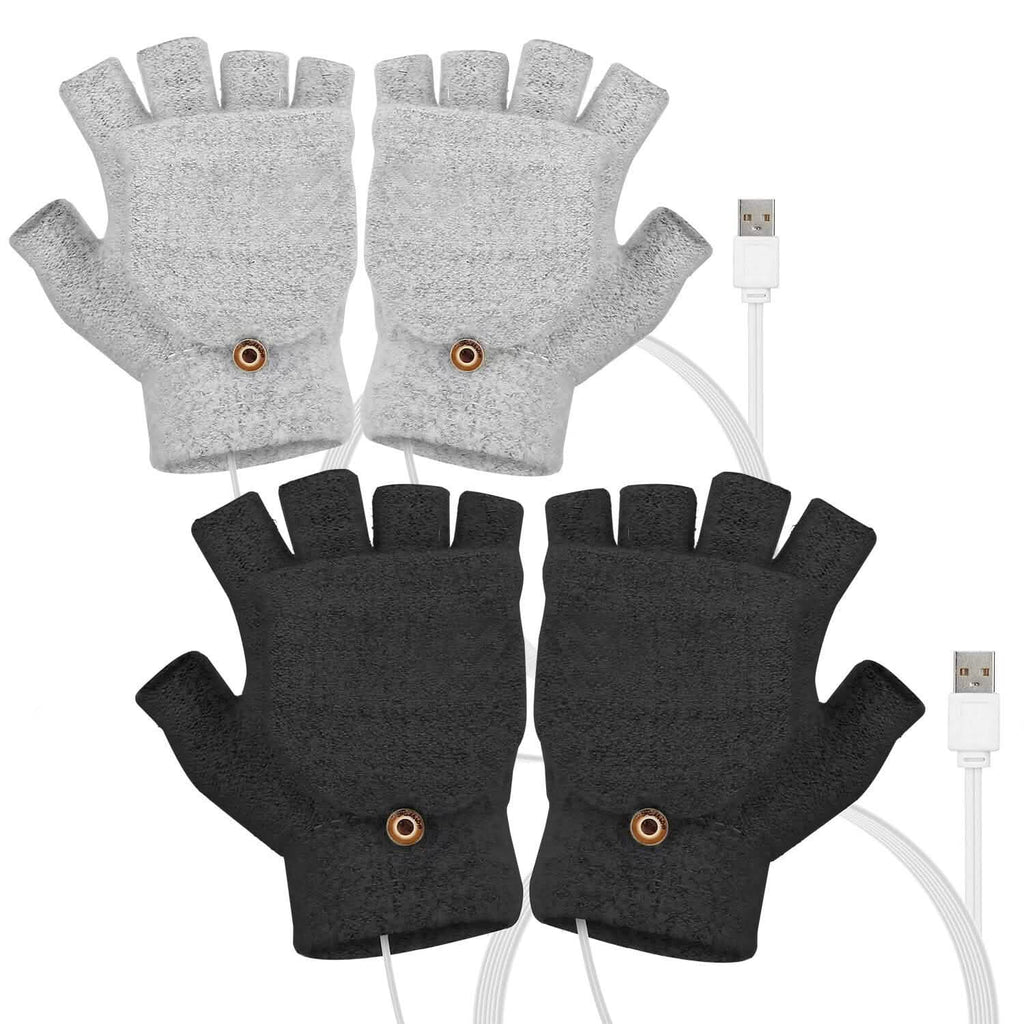 Mitaines chauffantes USB en laine