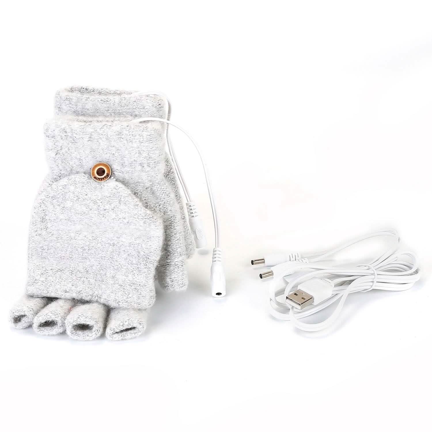 Mitaines chauffantes USB en laine