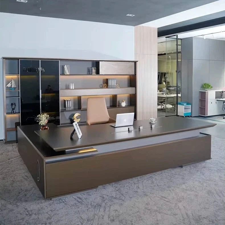 Hiley · Modern L-Shaped Executive Desk