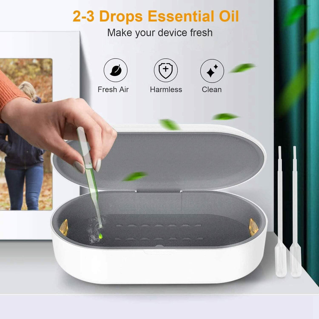 UV Light Sanitizer Box Portable 10w Phone Wireless Charging Disinfection Lamp