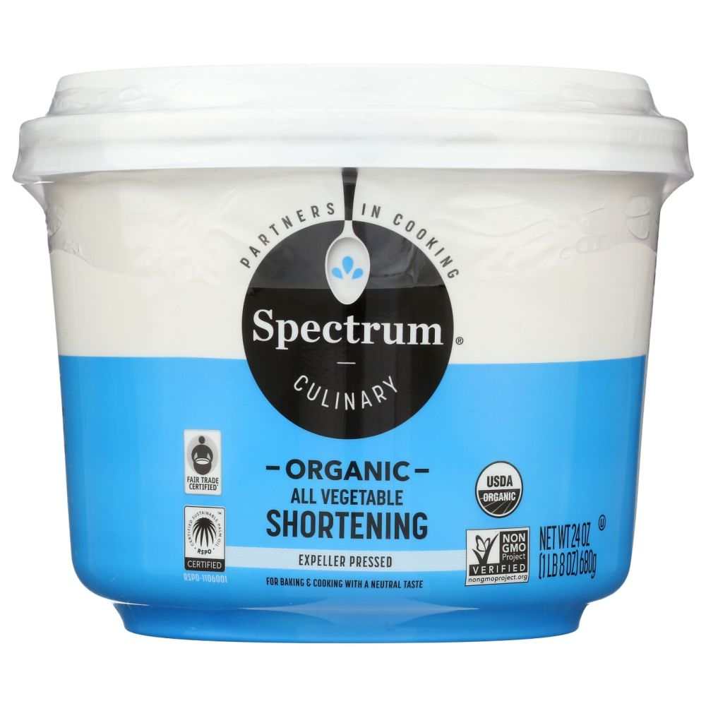 SPECTRUM NATURALS: Organic All Vegetable Shortening, 24 oz