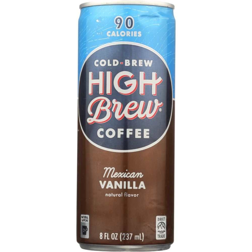 HIGH BREW Mexican Vanilla Cold Brew Coffee - Delicious, Rich & Smooth