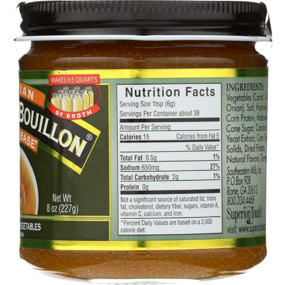 BETTER THAN BOUILLON: Vegetarian No Chicken Base, 8 oz
