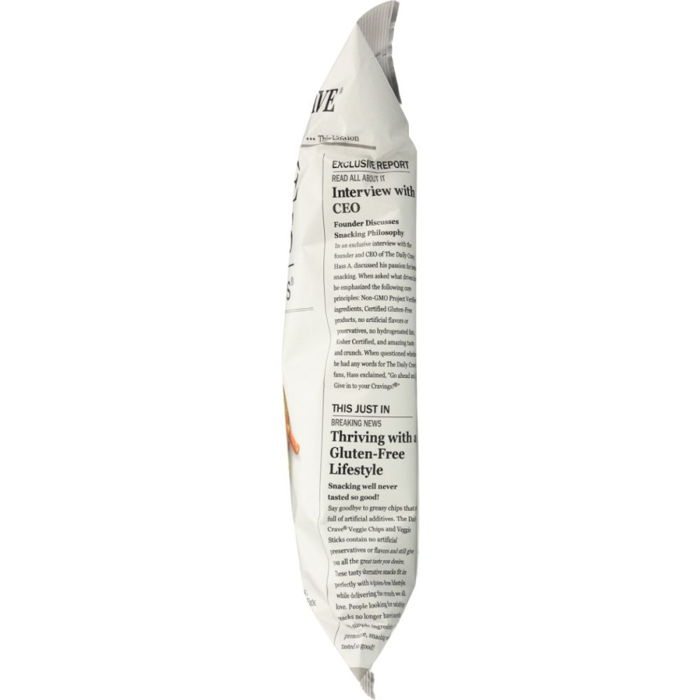 THE DAILY CRAVE: Veggie Sticks Original, 6 oz