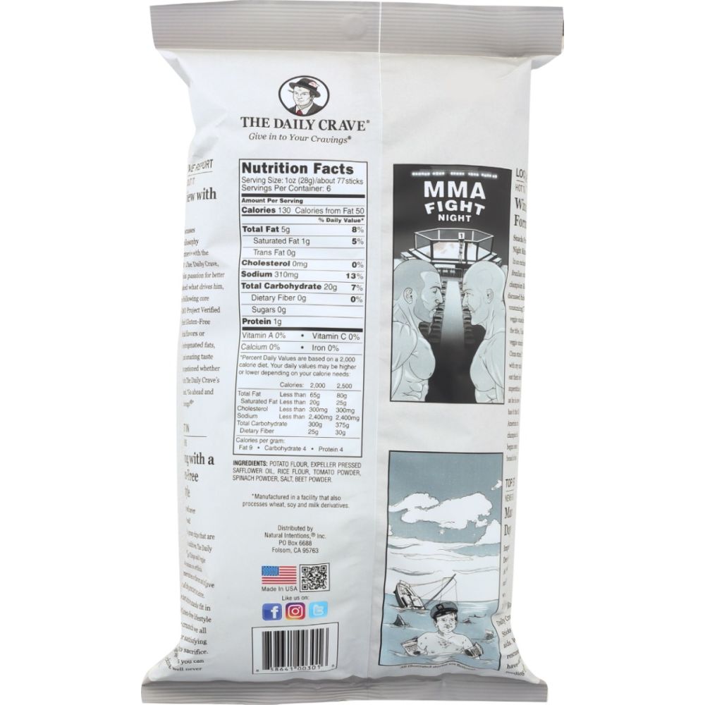 THE DAILY CRAVE: Veggie Sticks Original, 6 oz