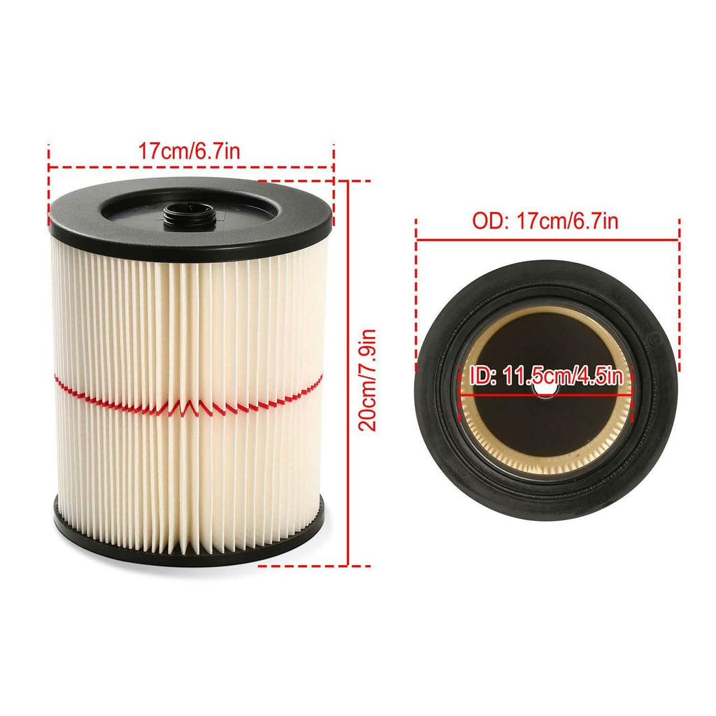Remplacement du filtre à cartouche d'aspirateur