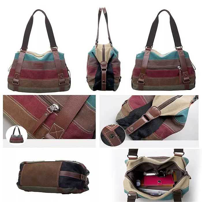 Sac à bandoulière en toile Valencia