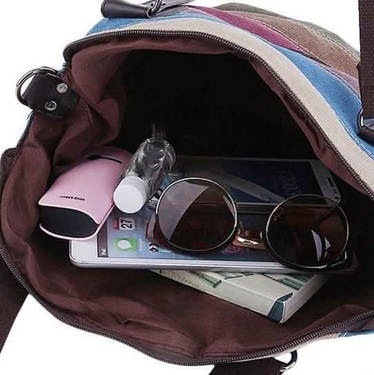 Sac à bandoulière en toile Valencia