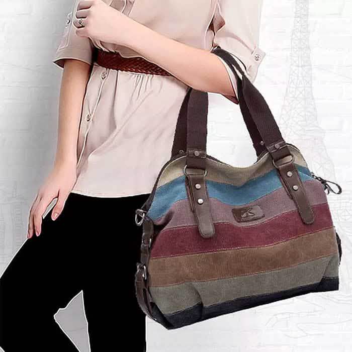 Sac à bandoulière en toile Valencia