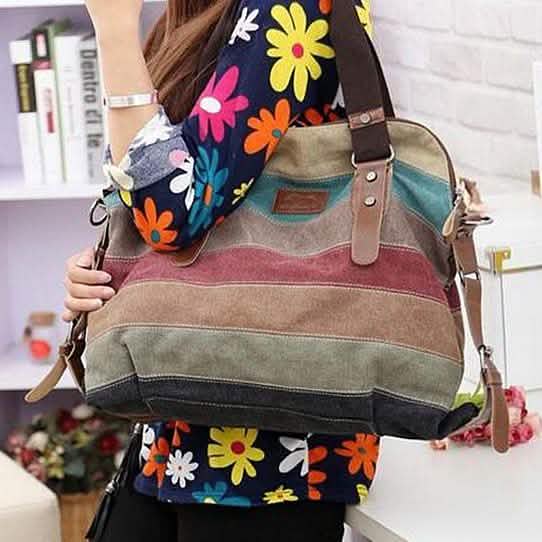 Sac à bandoulière en toile Valencia