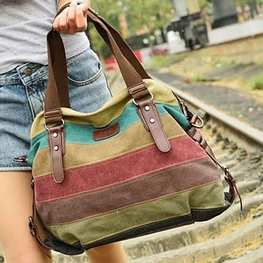 Sac à bandoulière en toile Valencia