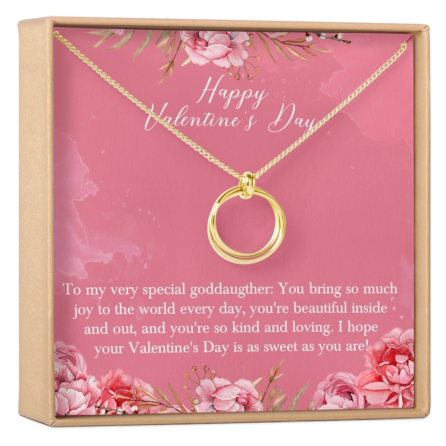 Valentine's Day Gift for Goddaughter Necklace