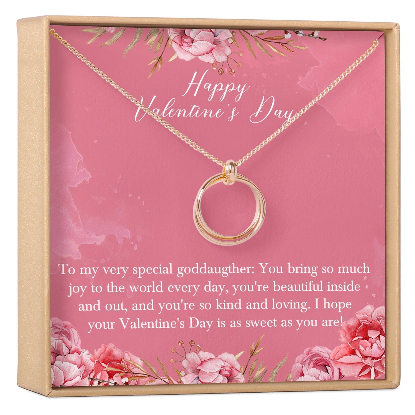 Valentine's Day Gift for Goddaughter Necklace